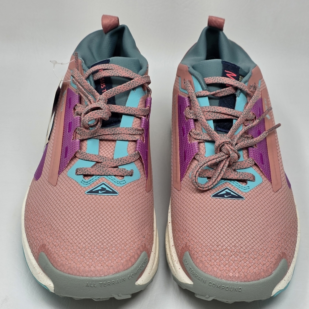 Nike Pegasus Trail 5 GTX Mens Size 9 Running Shoes Multicolor FQ0908-600 NEW - Picture 7 of 10